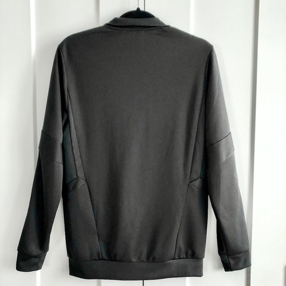 Adidas, Climalite, Track Jacket, Full Zip, Black, Training Jacket, Youth, XL - Picture 3 of 16